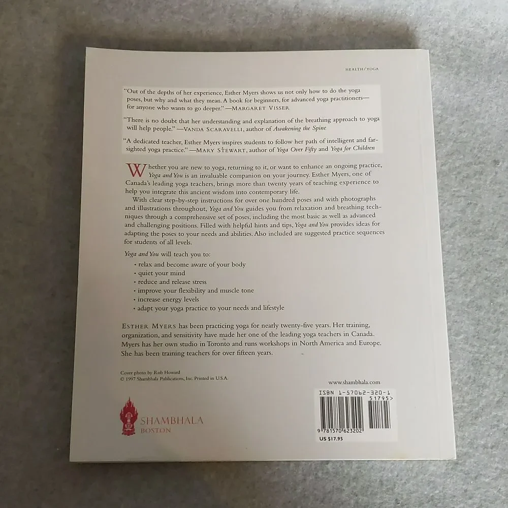 Yoga And You By Esther Myers - Paperback
